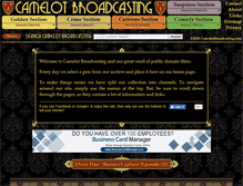 Tablet Screenshot of camelotbroadcasting.com